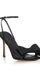 Gabby Heel - Black Satin