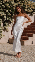 Keira Maxi Dress - Pearl
