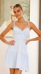 Beatrix Mini Dress - Blue