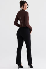 Georgina-Cocoa Knitted Corset