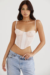 Rochelle-Peony Gathered Corset