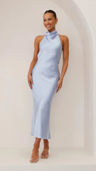 Rina Midi Dress - Blue