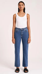 Organic Straight Leg Jean - Vintage Blue