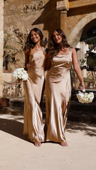 Alaria Maxi Dress - Gold