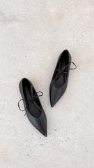Haruna Ballet Flats - Black