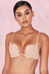 U Bra-Multi Position Adjustable Bra - Beige