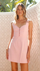 Allura Mini Dress - Pink