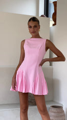 Yesim Mini Dress - Baby Pink