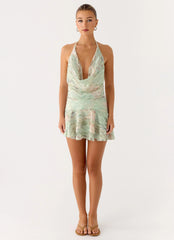 When I Move Mini Dress - Mystic Paisley