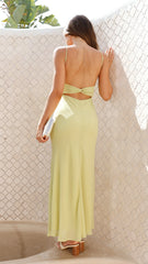 Margie Midi Dress - Lime
