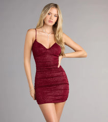 Major Glow Glitter Bodycon Mini Dress