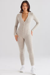 Tiggy-Opal Marl Loungewear Jumpsuit - SALE