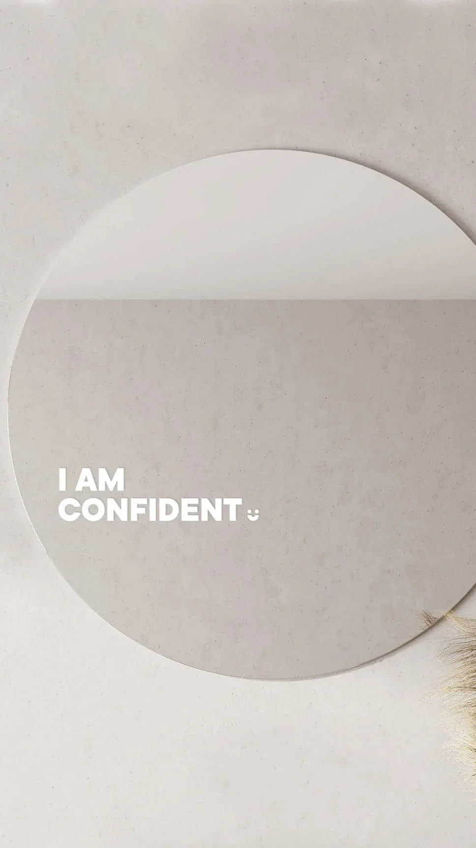 I am Confident - Affirmation Mirror Sticker