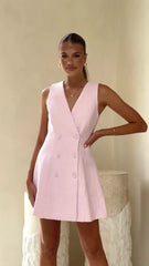 Becki Mini Dress - Pink