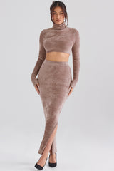 Rene-Rose Chenille Maxi Skirt - SALE