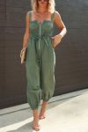 Army-Green-Shirred-Waist-Zipper-Cami-Jumpsuits-4