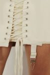 Beige-Bodycon-Strappy-Mini-Skirt-1