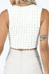 Beige-Bubble-Textured-Tank-Crop-Top-1