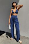 Blue-Hoodie-Halter-Vest-Three-Piece-Pants-Set-3