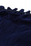 Blue-Strapless-Crop-Top-Pleated-Mini-Skirt-Suits-5