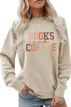 Books-Coffee-Letter-Printed-Sweatshirt