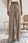 Casual-Solid-Color-Elastic-Waist-Wide-Leg-Long-Pants-1