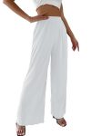 Casual-Solid-Color-Elastic-Waist-Wide-Leg-Long-Pants-1