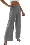 Casual-Solid-Color-Elastic-Waist-Wide-Leg-Long-Pants-1