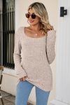 Casual-Square-Neck-Ribbed-Sweater-3