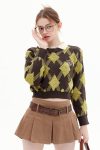 Crew-Neck-Plaid-Patchwork-Sweater-1