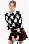 Crew-Neck-Plaid-Patchwork-Sweater-1