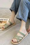 Cross-Platform-Slide-Sandals-green