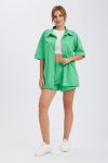 Short-Sleeve-Solid-Color-Shirt-Shorts-Set-4