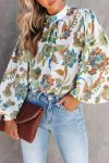 Floral-Balloon-Sleeve-Blouse-1