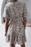 Floral-Print-Chiffon-Mini-Dress-khaki2