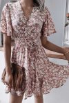 Floral-Print-Chiffon-Mini-Dress-khaki2