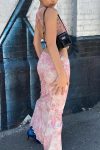 Floral-Print-Crisscross-Corset-Tank-Top-Fishtail-Skirt-Suits-1