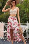 Floral-Print-Irregular-High-Low-Skirts-5