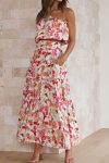 Floral-Print-One-Shoulder-Crop-Top-Tiered-Skirt-Suits-1