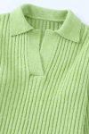 Green-Lapel-Ribbed-Knitted-Sweater-4