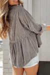 Grey-Lapel-Pocketed-Ruched-Shirt-Coat-3