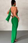 Halter-Backless-Ruched-Midi-Dress-5