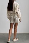 Heart-Print-Ruffle-Long-Sleeve-Shirt-Two-Piece-Shorts-Set-1