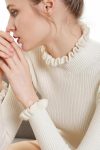 High-Collar-Lace-Cuff-Wool-Sweater-4