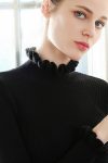 High-Collar-Lace-Cuff-Wool-Sweater-4