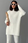 High-Collar-Ribbed-Knitted-Bell-Bottoms-Two-piece-Set-8