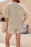 Hollow-Out-Knit-Tops-Drawstring-Shorts-Suits-2