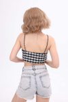 Houndstooth-Button-Cami-Crop-Top-3