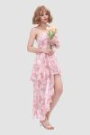 IrregularHemFloralPrintCamiDress4