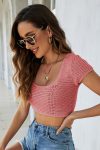 KnittedCutoutTie-BackCropTop1